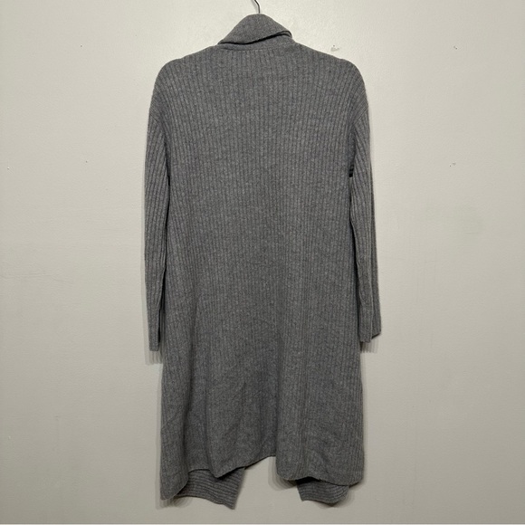 Halogen 100% Cashmere Ribbed Duster Cardigan Sweater XS / S - Picture 3 of 5